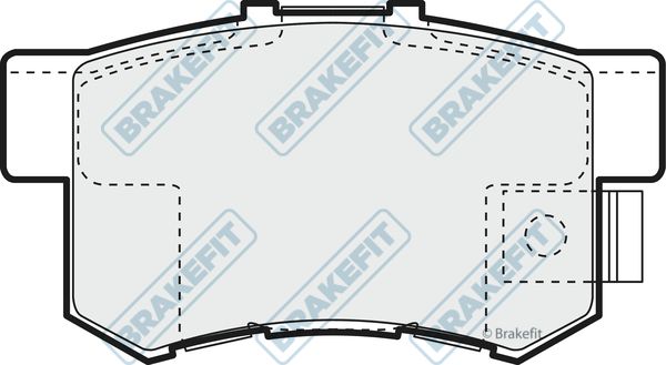 APEC BRAKING Bremžu uzliku kompl., Disku bremzes PD3170